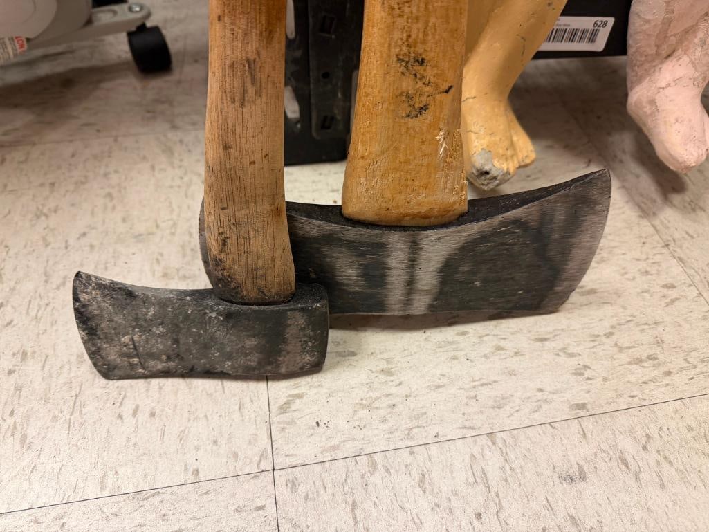 TWO AXES BY DO IT BEST INCLUDING A DUAL SIDED AXE - 4