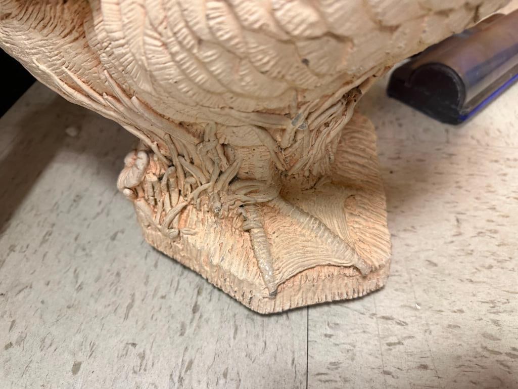 1988 GARDEN ARTS INC. GOOSE CEMENT YARD ART SCULPTURE - 9