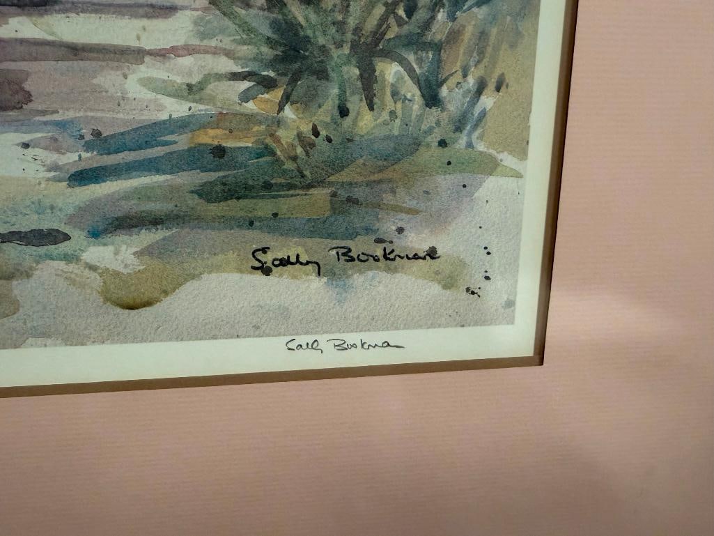 SALLY BOOKMAN SIGNED AND NUMBERED LIMITED-EDITIO PRINT FEATURING VICTORIAN STYLE HOME - 4
