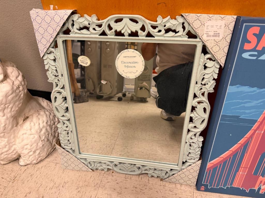 SAN FRANCISCO CALIFORNIA GOLDEN GATE BRIDGE CANVAS PRINT AND DECORATIVE MIRROR BY SHEFFIELD HOME - 4