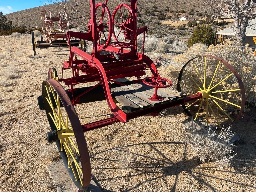 ANTIQUE HORSE-DRAWN GRADER EARLY CONSTRUCTION EQUIPMENT - 10
