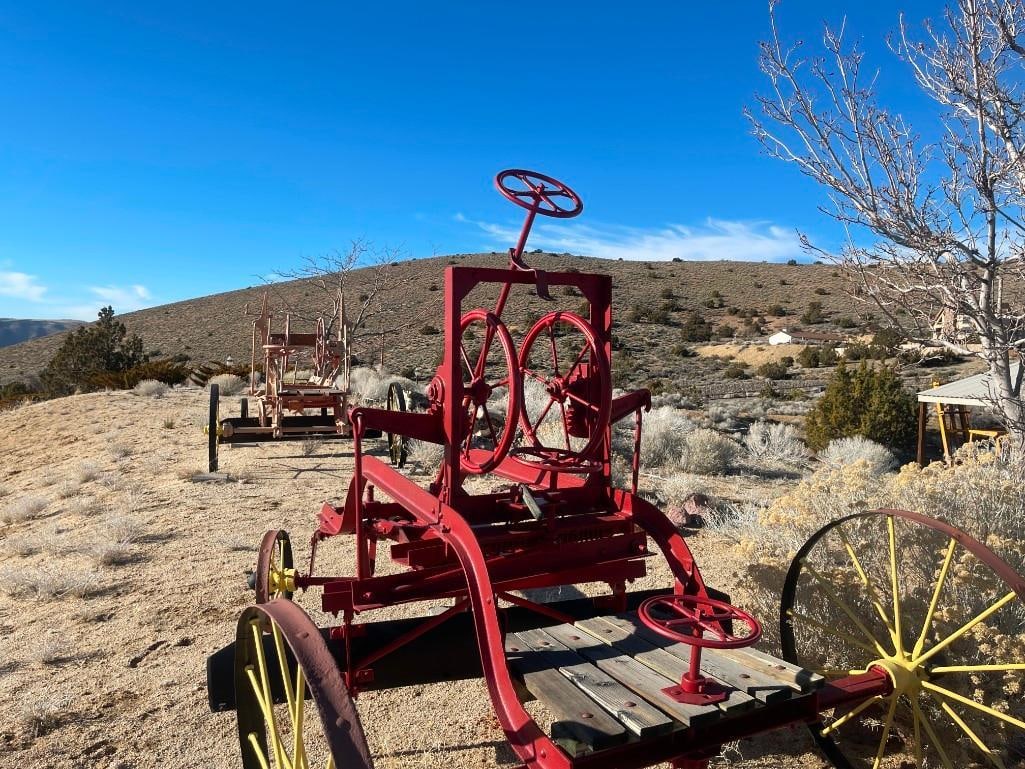 ANTIQUE HORSE-DRAWN GRADER EARLY CONSTRUCTION EQUIPMENT - 11