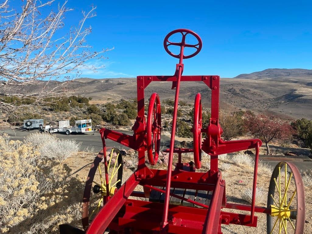 ANTIQUE HORSE-DRAWN GRADER EARLY CONSTRUCTION EQUIPMENT - 6