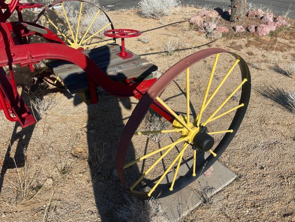 ANTIQUE HORSE-DRAWN GRADER EARLY CONSTRUCTION EQUIPMENT - 9