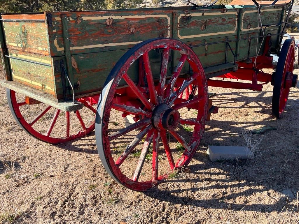 ANTIQUE FARMING / AGRICULTURE WAGON EARLY 20TH CENTURY - 10