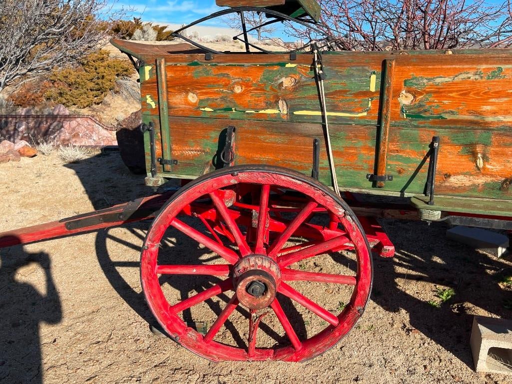 ANTIQUE FARMING / AGRICULTURE WAGON EARLY 20TH CENTURY - 15
