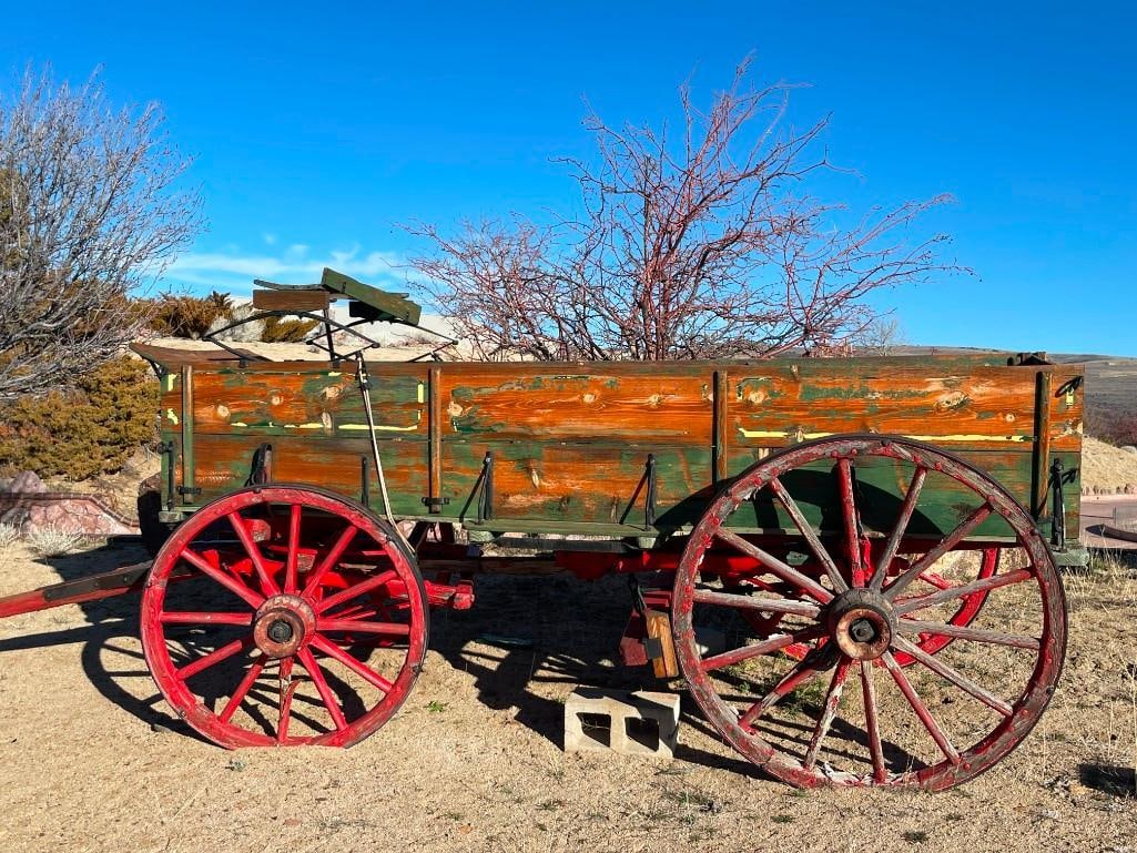ANTIQUE FARMING / AGRICULTURE WAGON EARLY 20TH CENTURY - 2