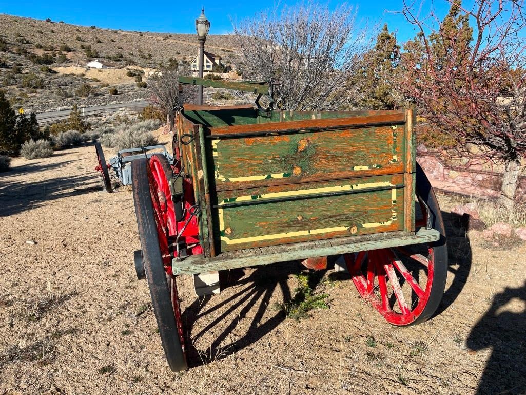 ANTIQUE FARMING / AGRICULTURE WAGON EARLY 20TH CENTURY - 8