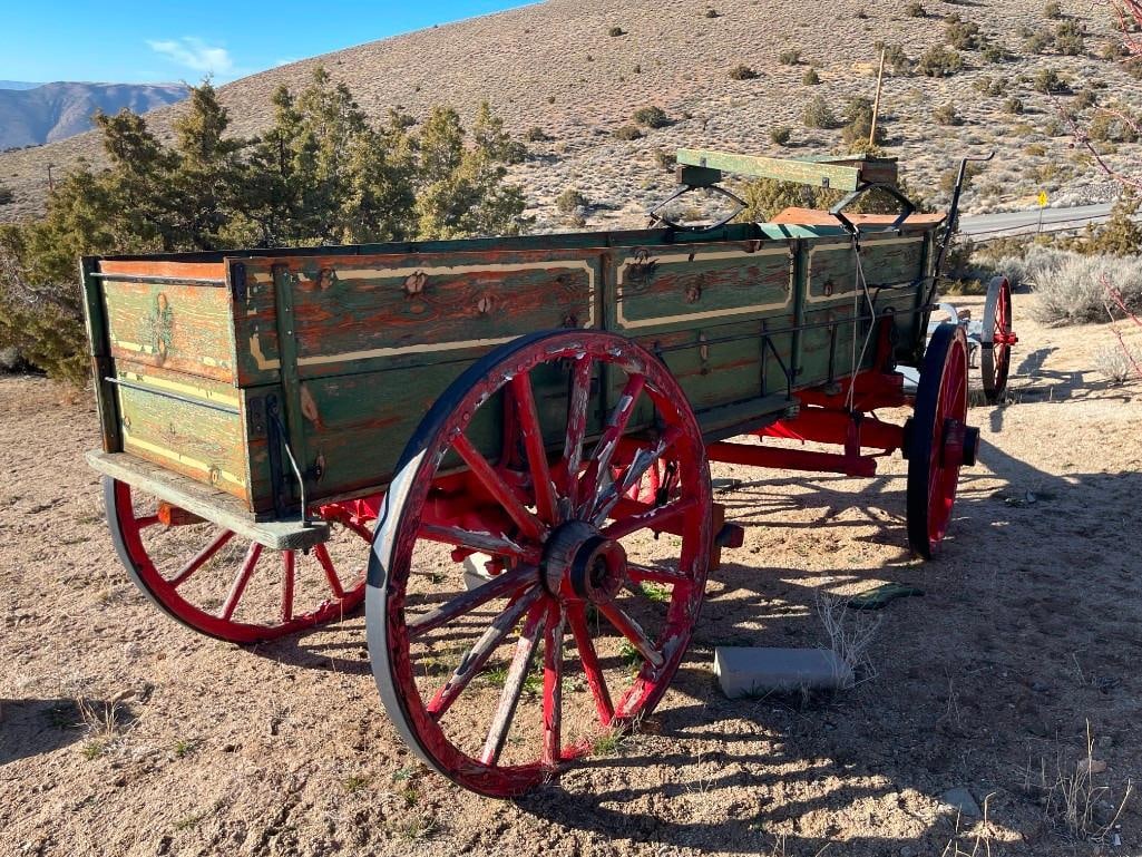 ANTIQUE FARMING / AGRICULTURE WAGON EARLY 20TH CENTURY - 9