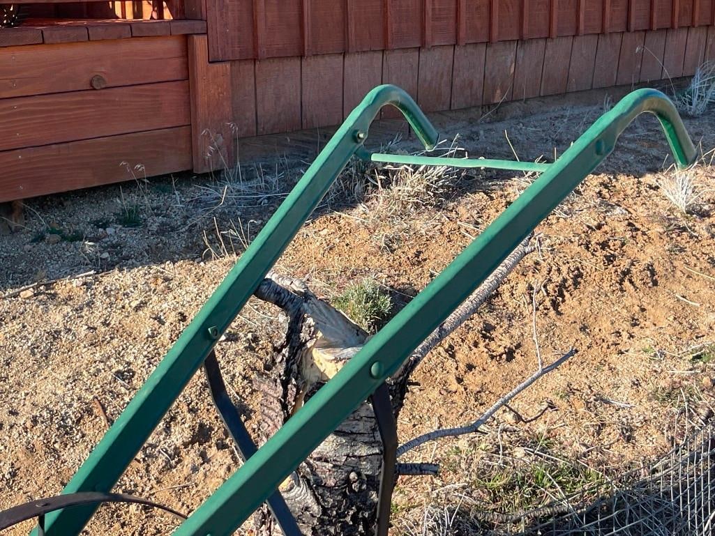 EARLY 20TH CENTURY PUSH BEHIND WALKING HAND PLOW - 5
