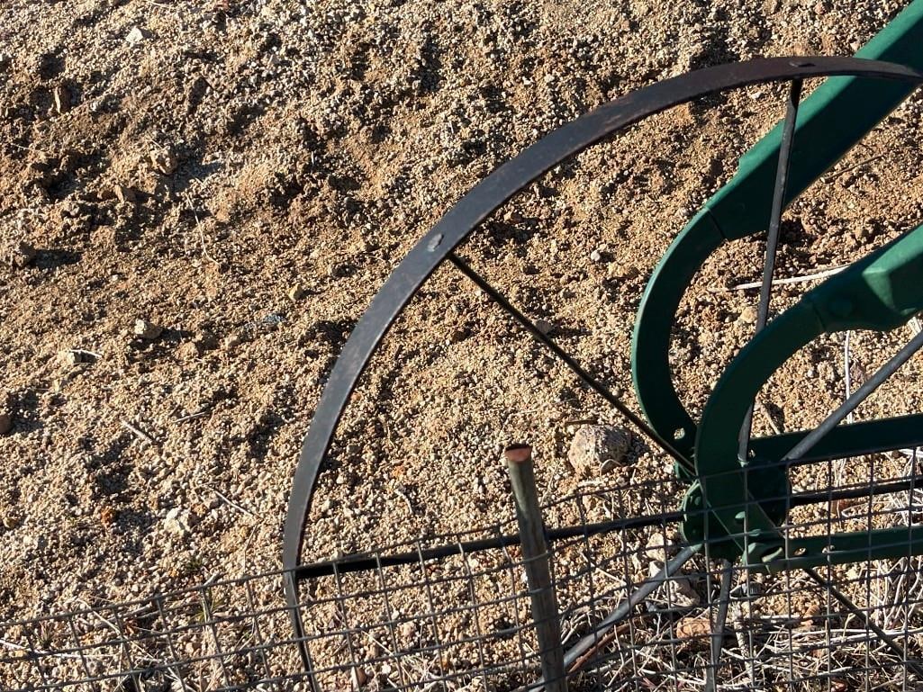 EARLY 20TH CENTURY PUSH BEHIND WALKING HAND PLOW - 6