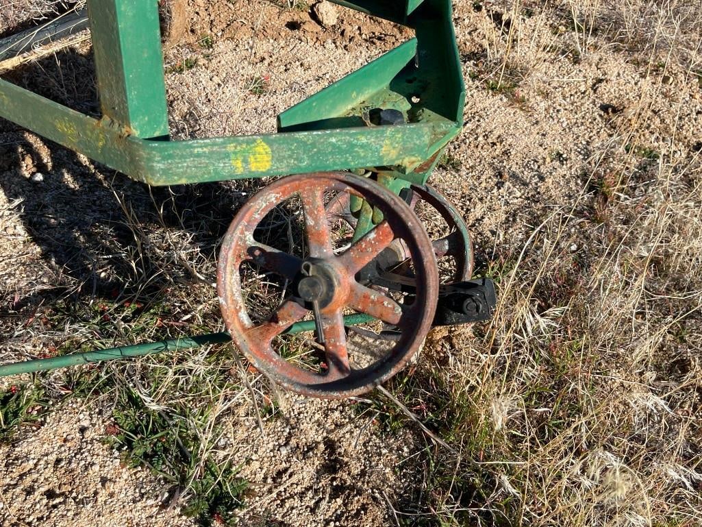 ANTIQUE INDUSTRIAL STEEL CONTAINER ON METAL CART - 4