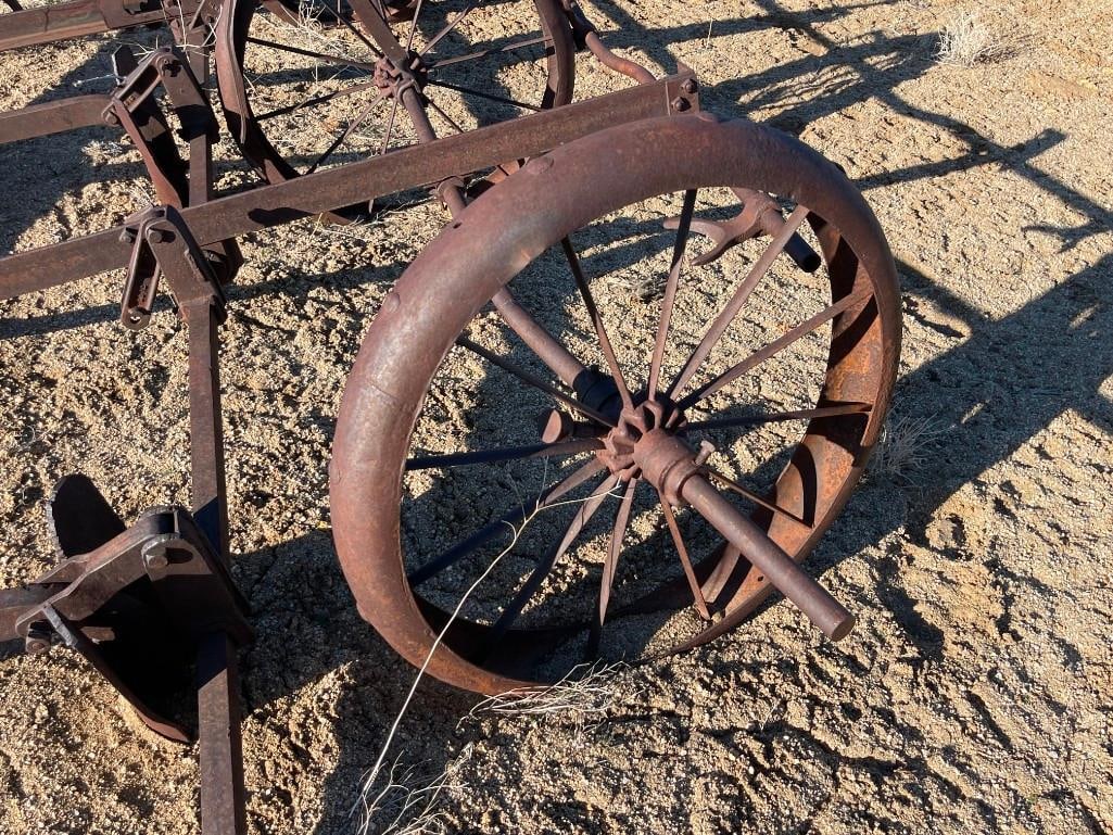 ANTIQUE HORSE DRAWN CULTIVATOR FROM EARLY 20TH CENTURY - 7
