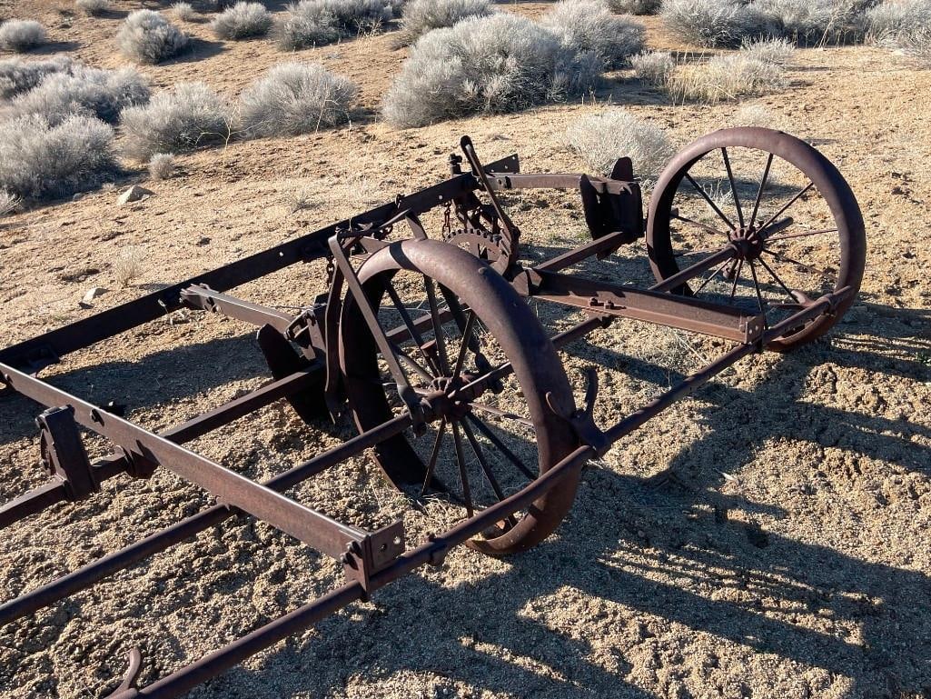 ANTIQUE HORSE DRAWN CULTIVATOR FROM EARLY 20TH CENTURY - 9