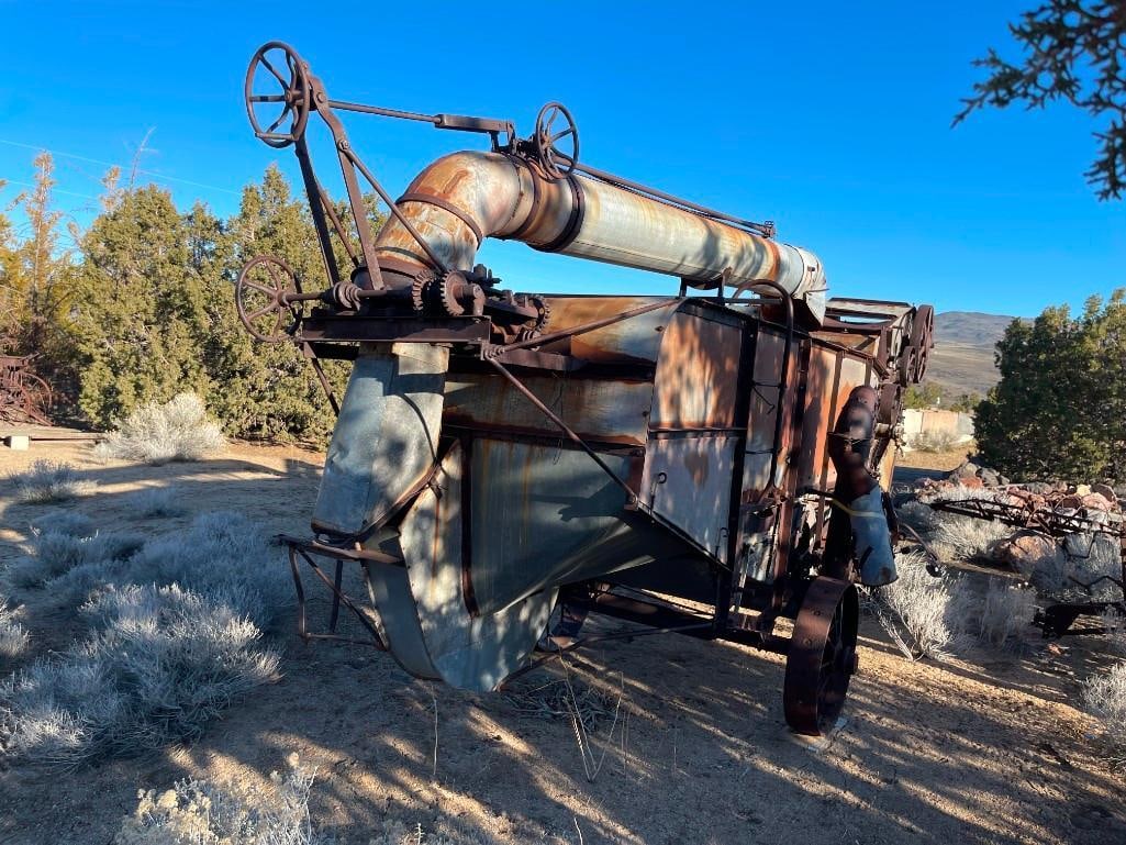 ANTIQUE FARMING IMPLEMENT THRESHING MACHINE - 13