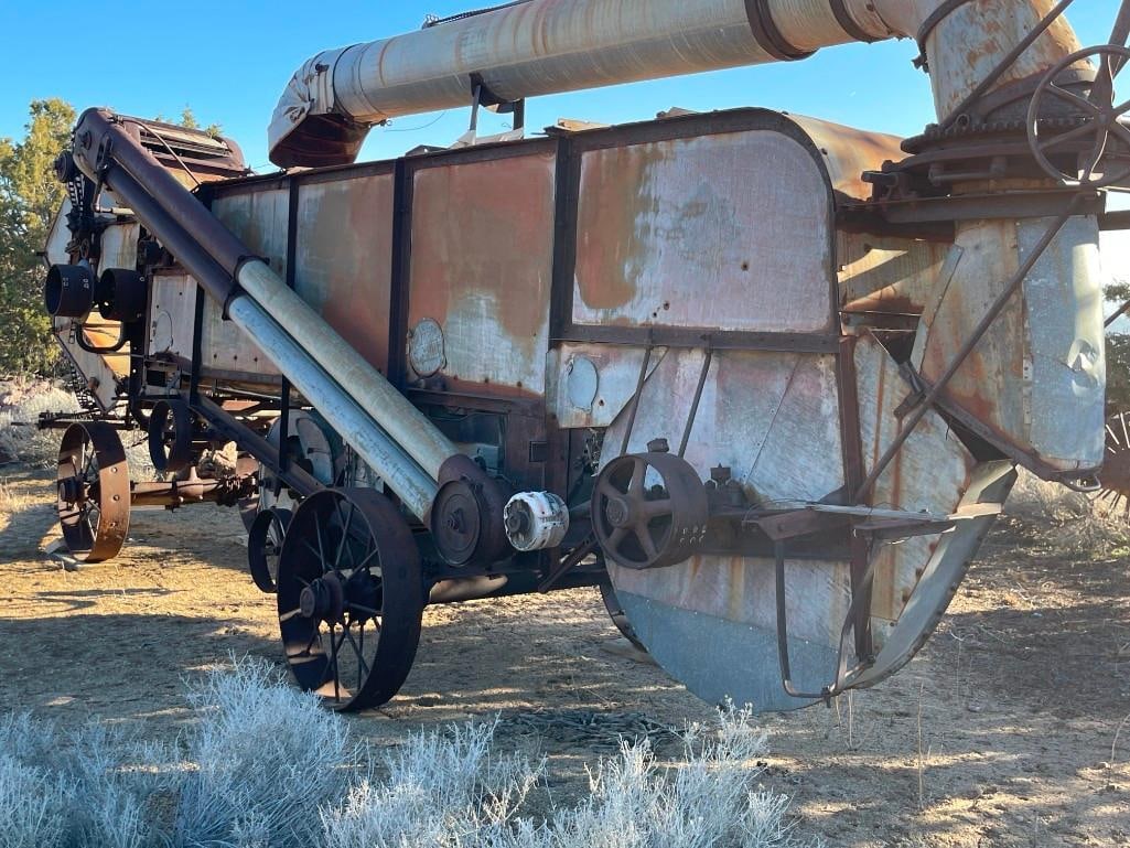 ANTIQUE FARMING IMPLEMENT THRESHING MACHINE - 16