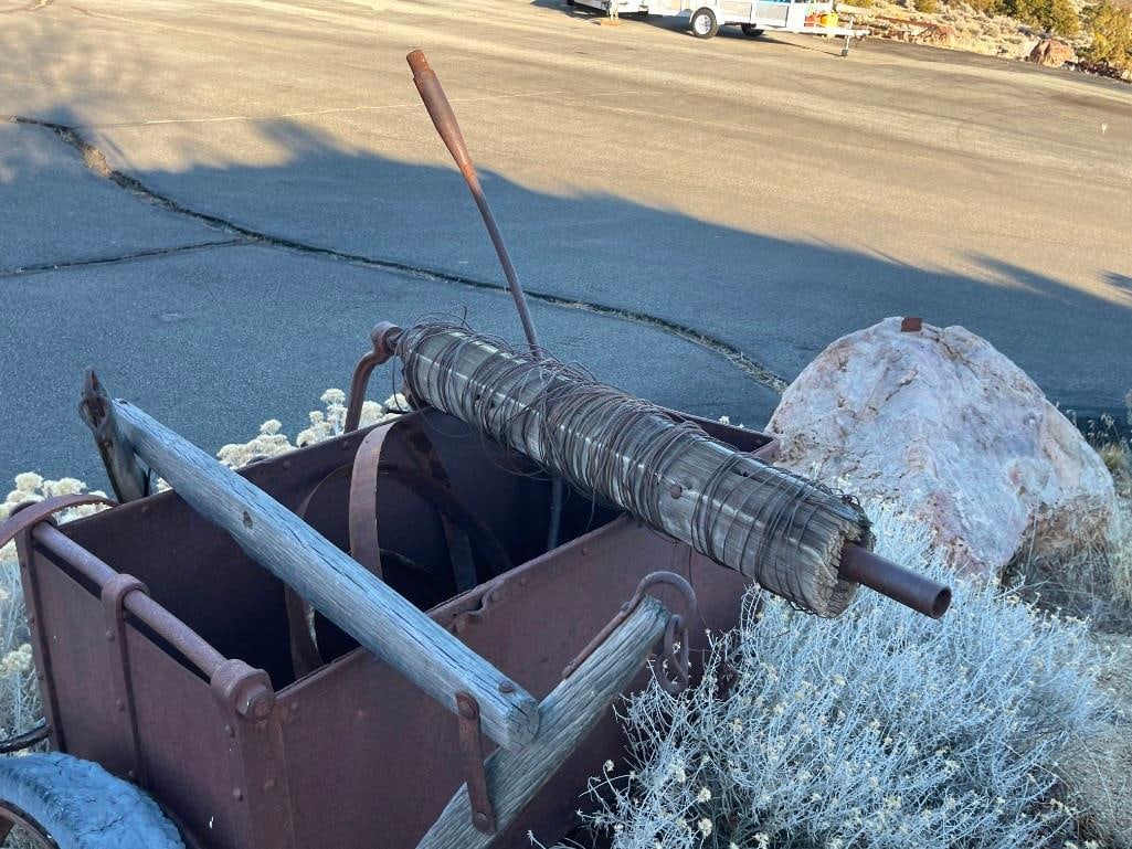 ANTIQUE MINING CART AND ACCESORIES - 11
