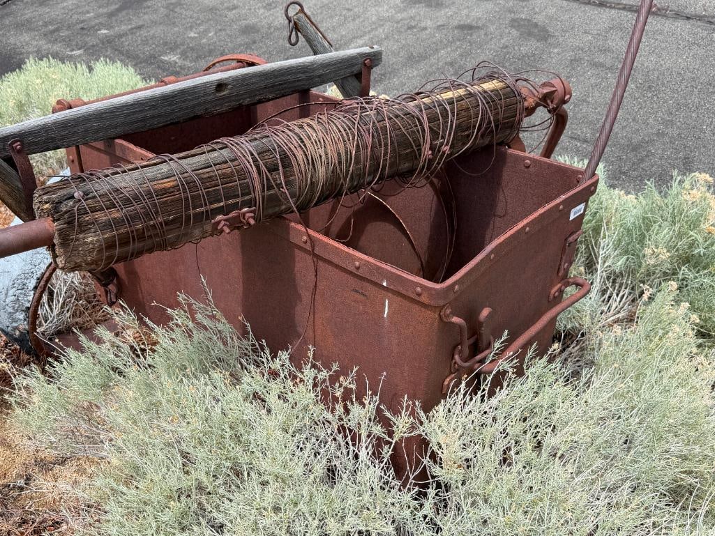 ANTIQUE MINING CART AND ACCESORIES - 19