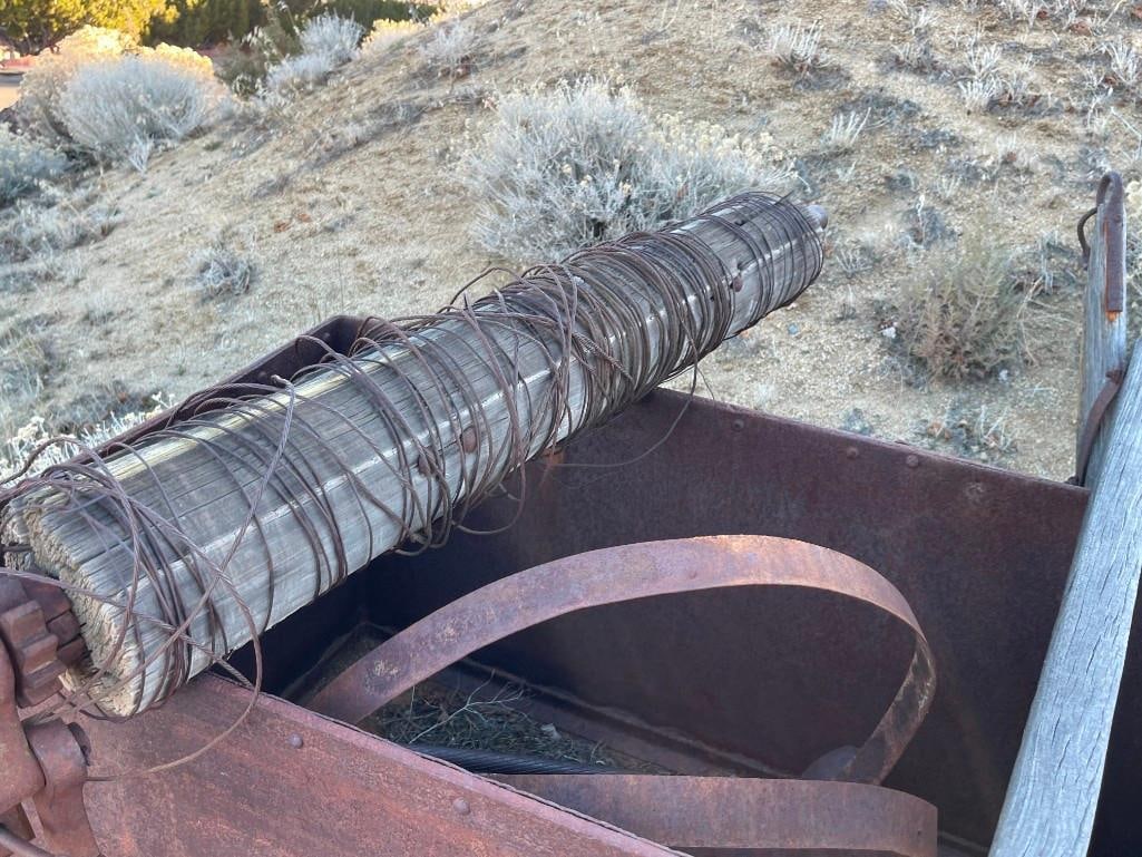 ANTIQUE MINING CART AND ACCESORIES - 9