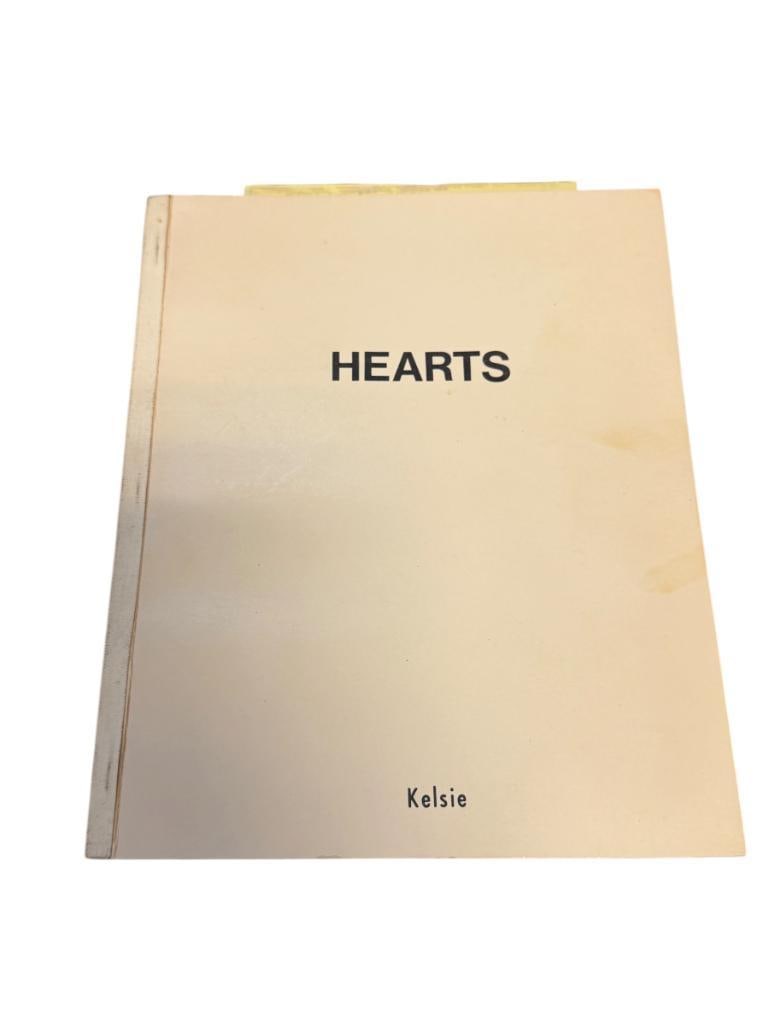 1970 SIGNED FIRST EDITION BOOK HEARTS RENO, NV LOCAL PROFESSOR OF ART TMCC KELSIE HARDER (1942-20... (1 of 6)
