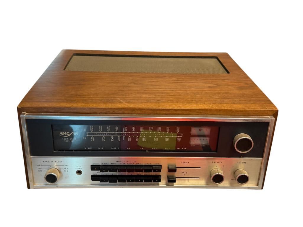 VINTAGE MCINTOSH MAC1900 SOLID STATE RECEIVER MAC 1900 CIRCA 1973 - 1978 (1 of 7)