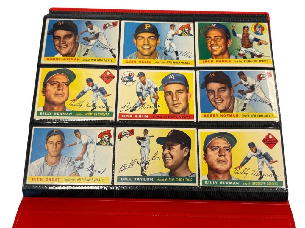 1955 TOPPS BASEBALL CARDS 60 CARDS TOTAL DICK GROAT, DEE FONDY, BOB SPEAKE, DALE LONG, ED ROEBUCK (1 of 18)