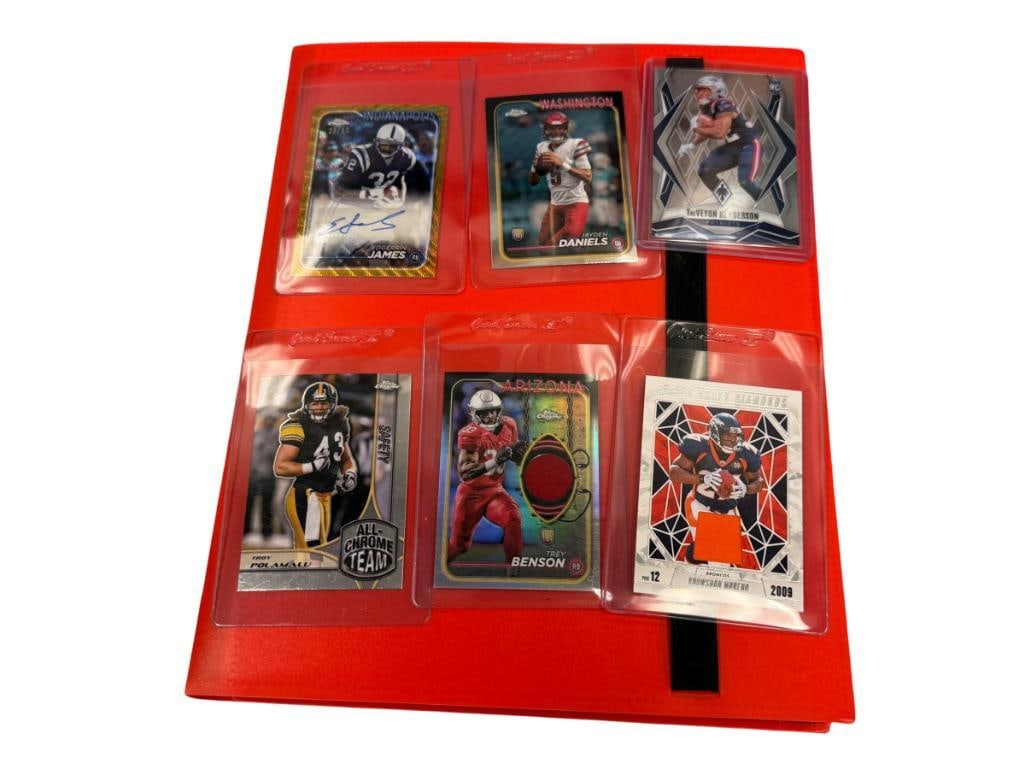 TOPPS CHROME / ABSOLUTE FOOTBALL CARDS INCLUDES TREYVON HENDERSON, TROY PLAMALU, TREY BENSON (1 of 20)