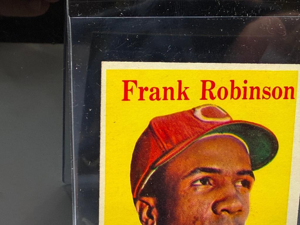 1958 TOPPS #285 FRANK ROBINSON BASEBALL CARD - 3