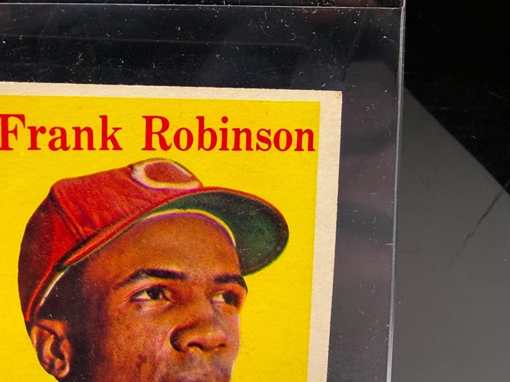 1958 TOPPS #285 FRANK ROBINSON BASEBALL CARD - 4