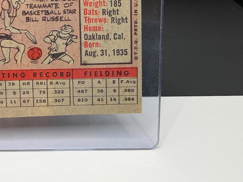 1958 TOPPS #285 FRANK ROBINSON BASEBALL CARD - 8
