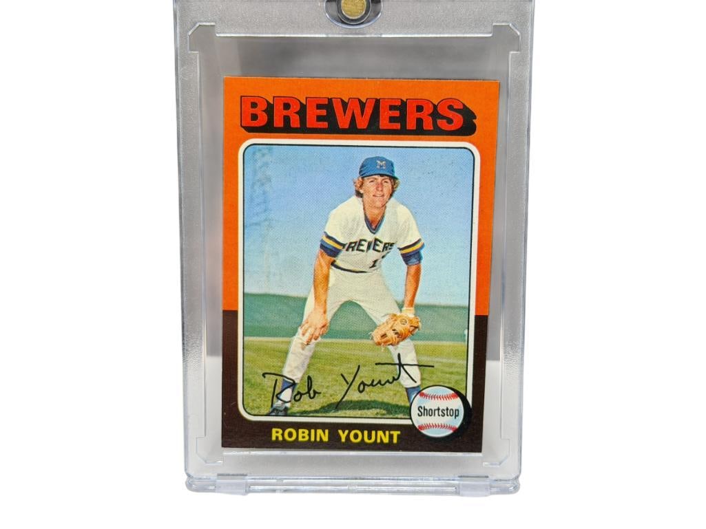 1975 TOPPS #223 ROBIN YOUNT ROOKIE BASEBALL CARD (1 of 10)