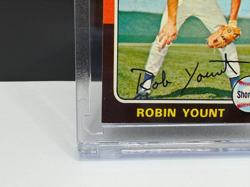 1975 TOPPS #223 ROBIN YOUNT ROOKIE BASEBALL CARD - 4