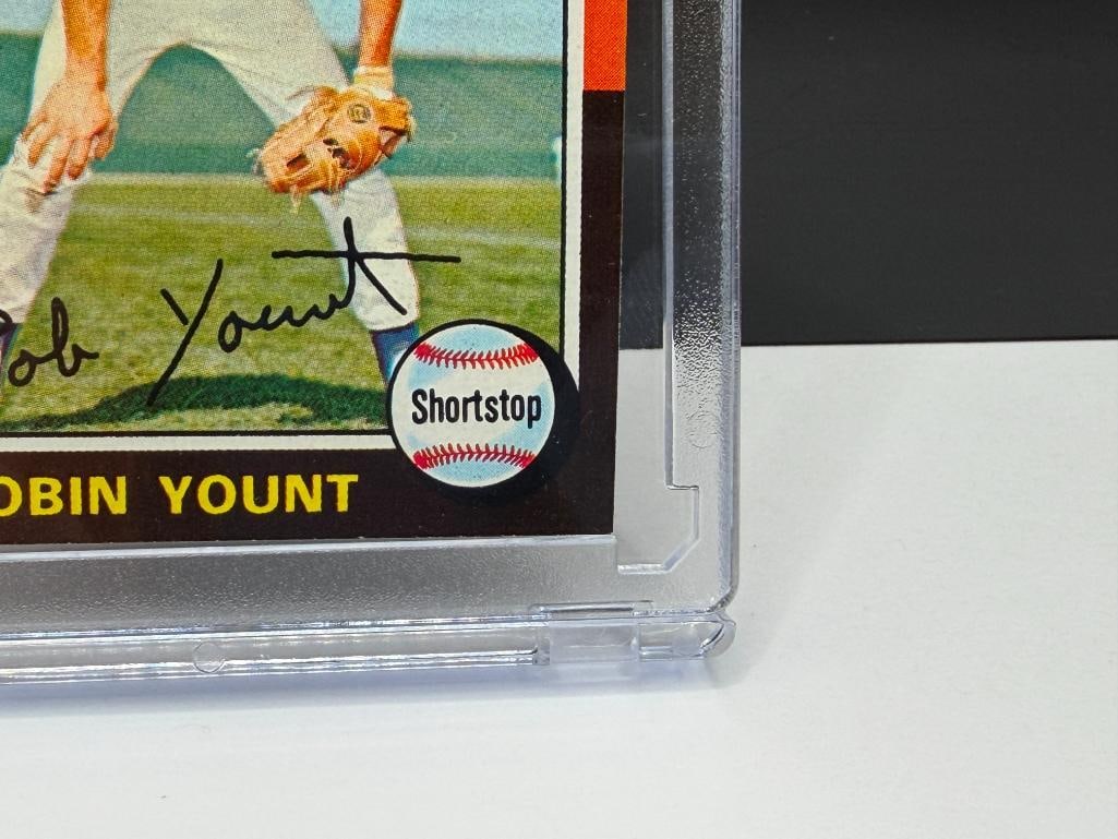 1975 TOPPS #223 ROBIN YOUNT ROOKIE BASEBALL CARD - 5