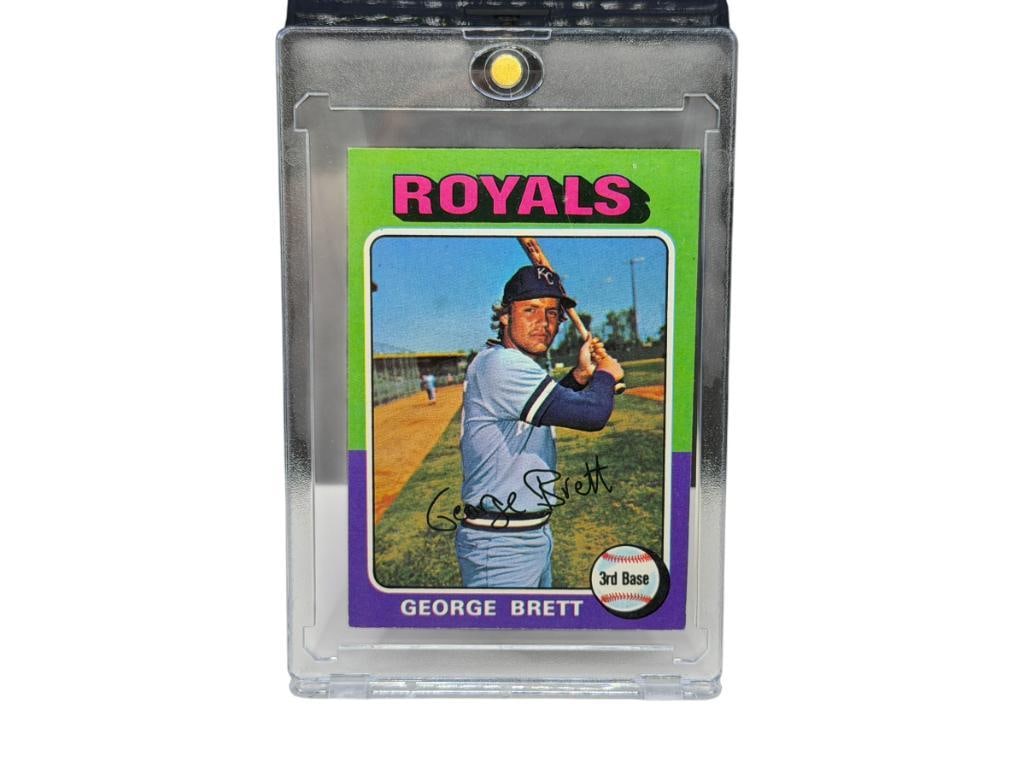 1975 TOPPS #228 GEORGE BRETT ROOKIE BASEBALL CARD (1 of 9)
