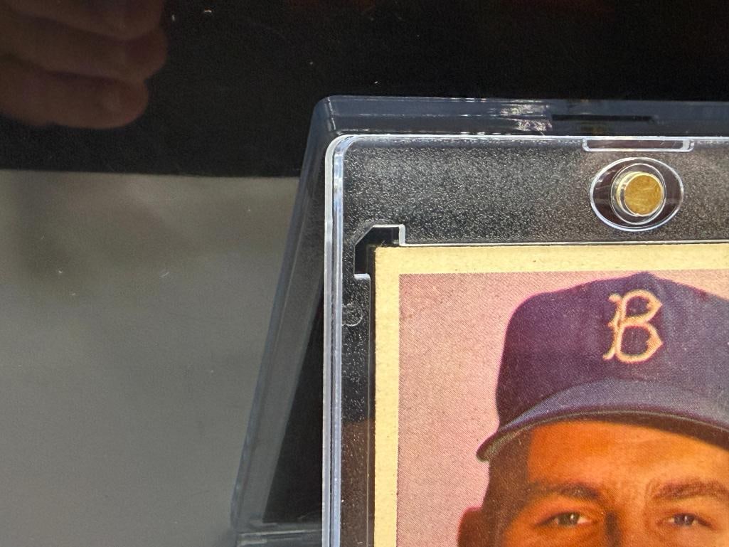 1957 TOPPS #18 DON DRYSDALE ROOKIE BASEBALL CARD - 4