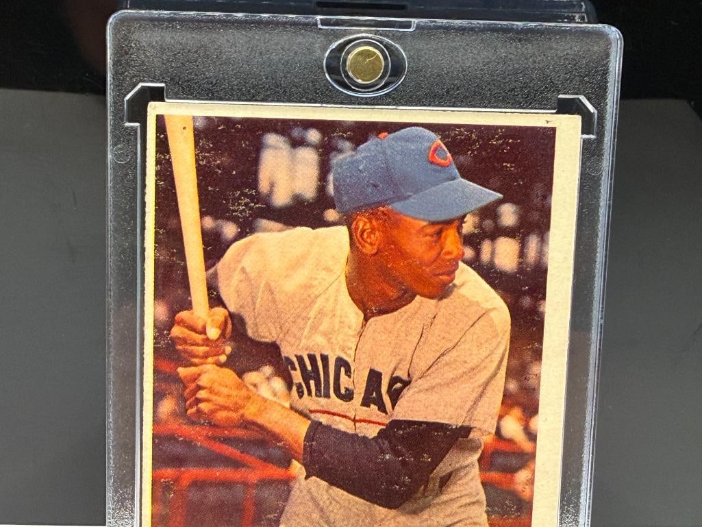 1957 TOPPS #55 ERNIE BANKS BASEBALL CARD - 2