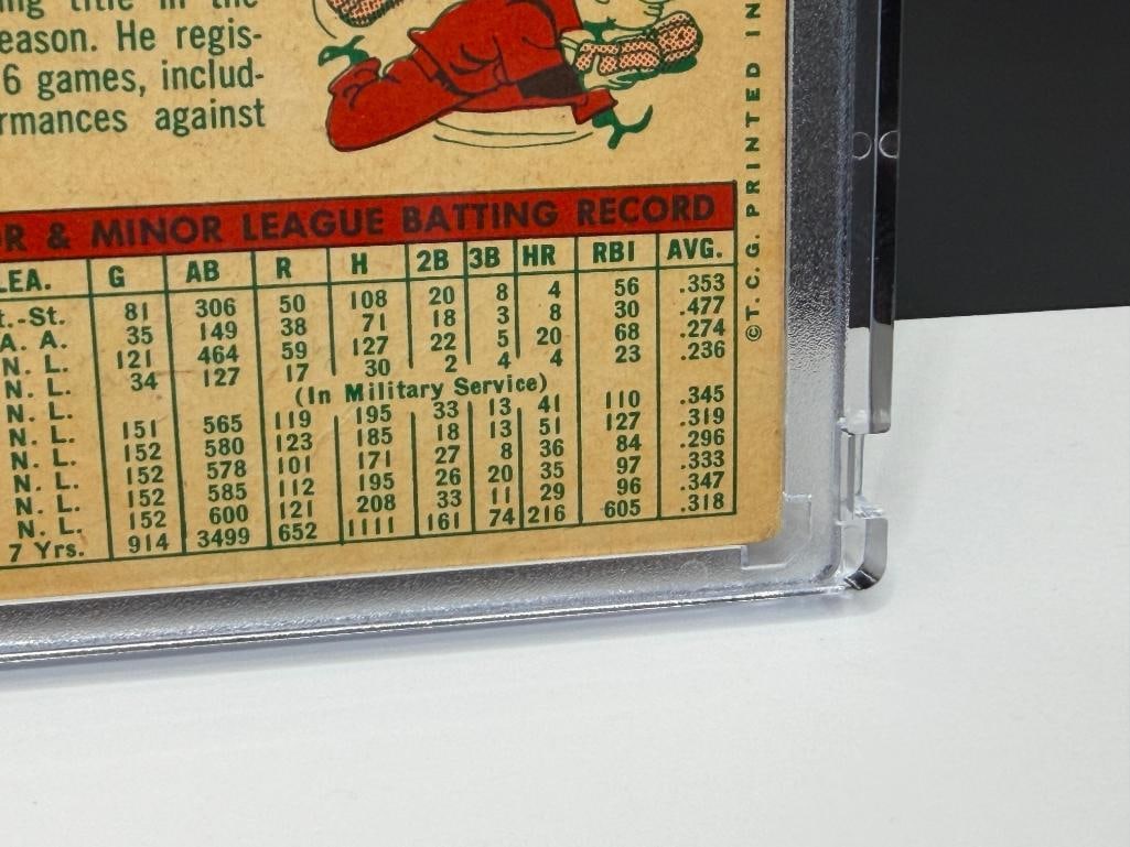 1959 TOPPS #50 WILLIE MAYS BASEBALL CARD - 9