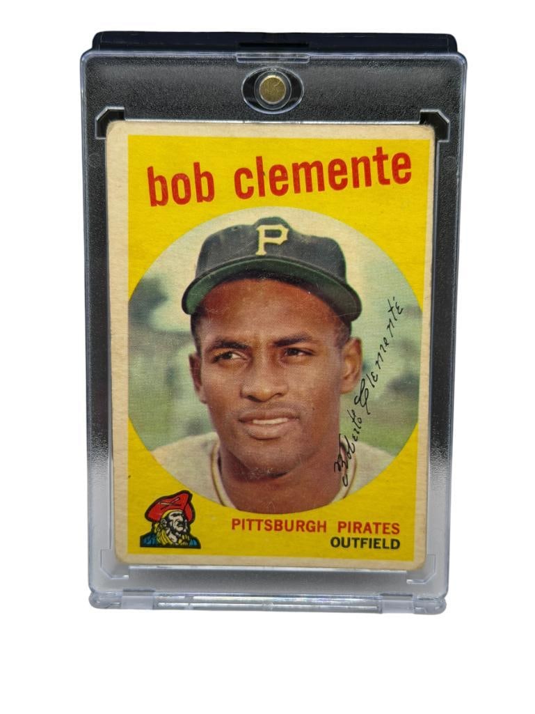 1959 TOPPS #478 BOB CLEMENTE BASEBALL CARD (1 of 9)
