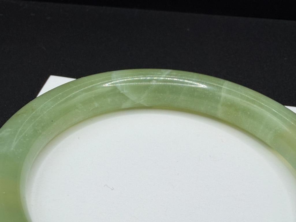 GREEN JADE BANGLE BRACELET - 3
