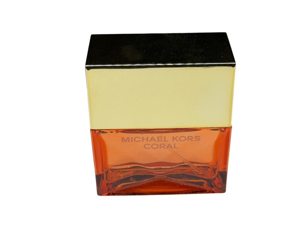 NEARLY FULL MICHAEL KORS CORAL DESIGNER PERFUME: 30ML