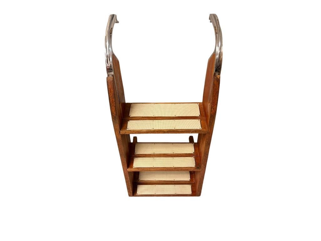 VINTAGE TEAK TRANSFORMING YACHT BOAT LADDER (1 of 14)