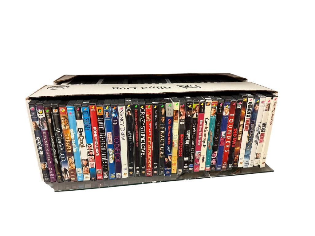 70 ASSORTED DVDS: FEATURING MOSTLY MOVIES, SEE PHOTOS FOR TITLES