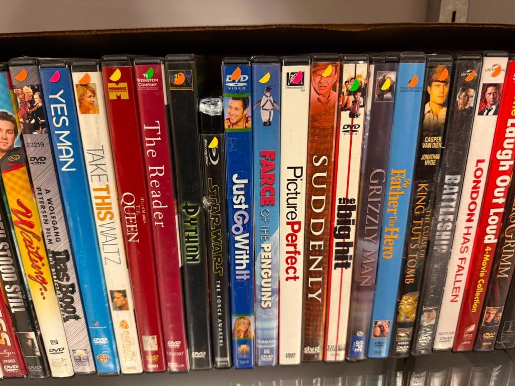 70 ASSORTED DVDS - 9