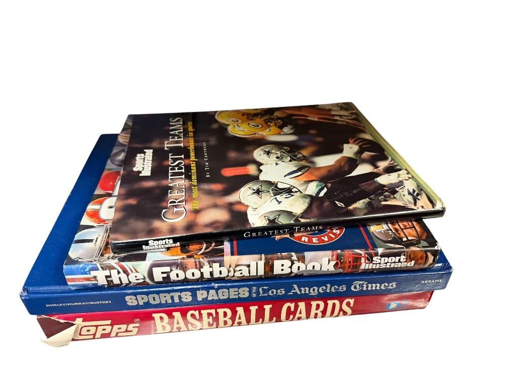 FOUR SPORT THEMED HARD COVER PICTORAL BOOKS (1 of 11)