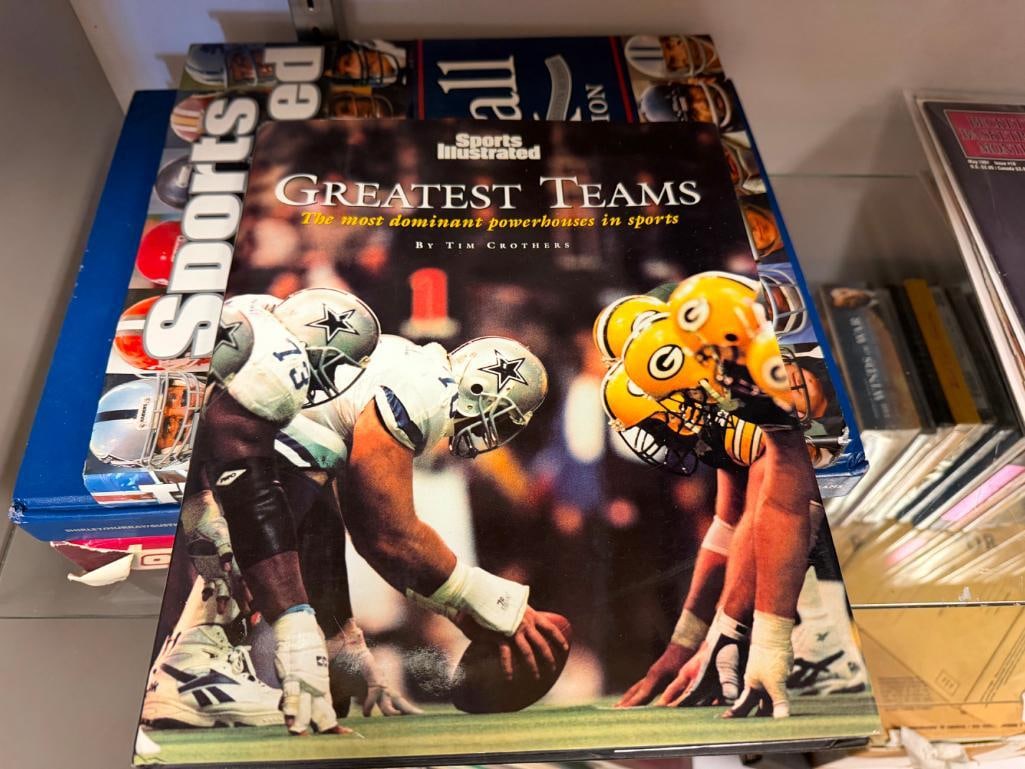 FOUR SPORT THEMED HARD COVER PICTORAL BOOKS - 3