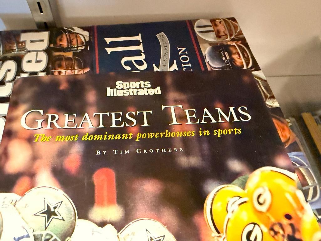 FOUR SPORT THEMED HARD COVER PICTORAL BOOKS - 5