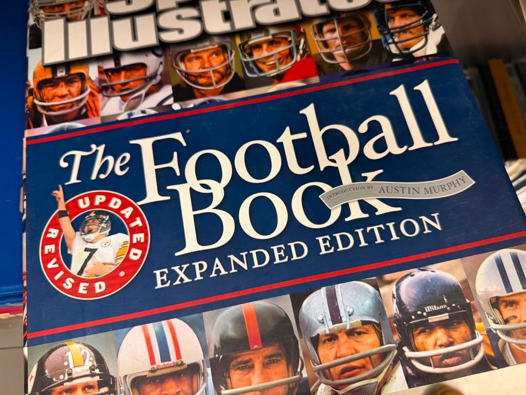 FOUR SPORT THEMED HARD COVER PICTORAL BOOKS - 7