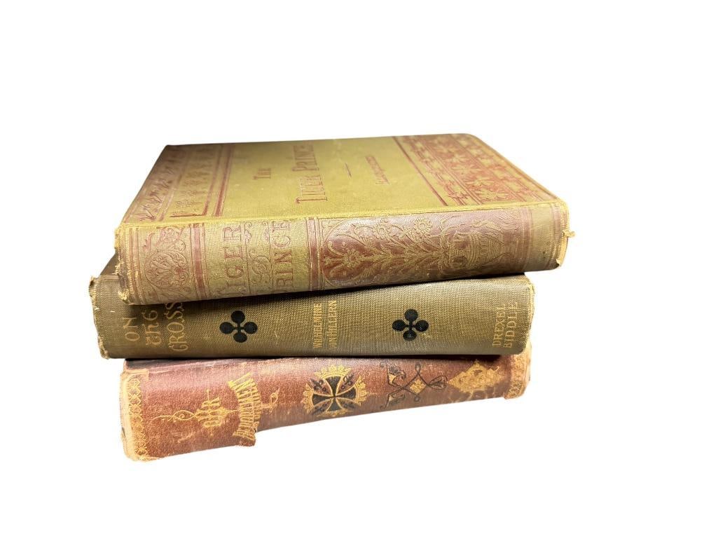 THREE ANTIQUE COLLECTIBLE BOOKS DATING BACK TO 1882 INCLUDING " OUR DEPARTMENT " BY JOHN H. YOUNG (1 of 16)
