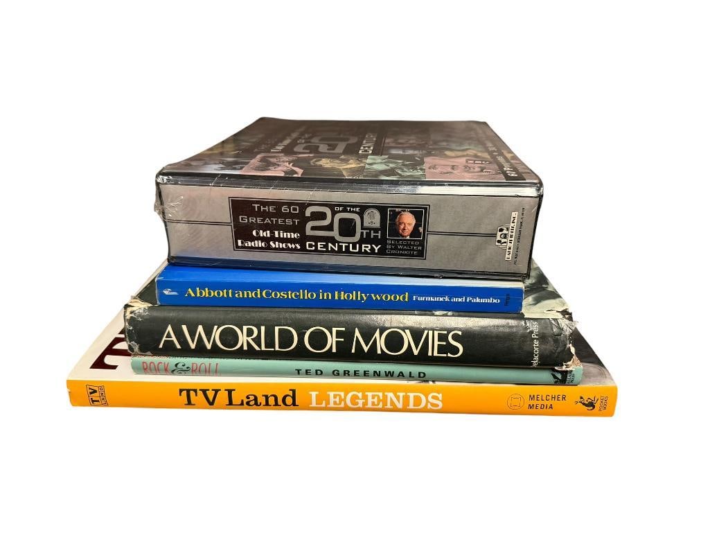 BOOKS AND AUDIO CASSETTES PERTAINING TO MOVIES, TV, AND HOLLYWOOD (1 of 11)