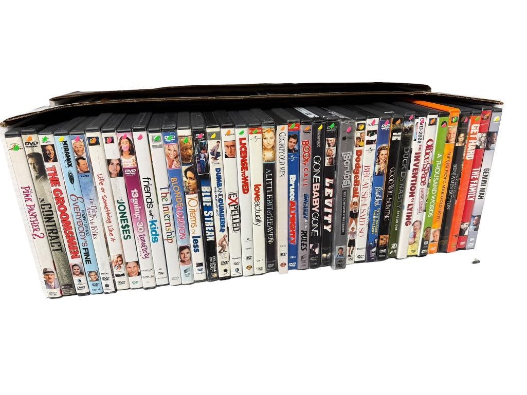 70 ASSORTED DVDS: FEATURING MOSTLY MOVIES, SEE PHOTOS FOR TITLES